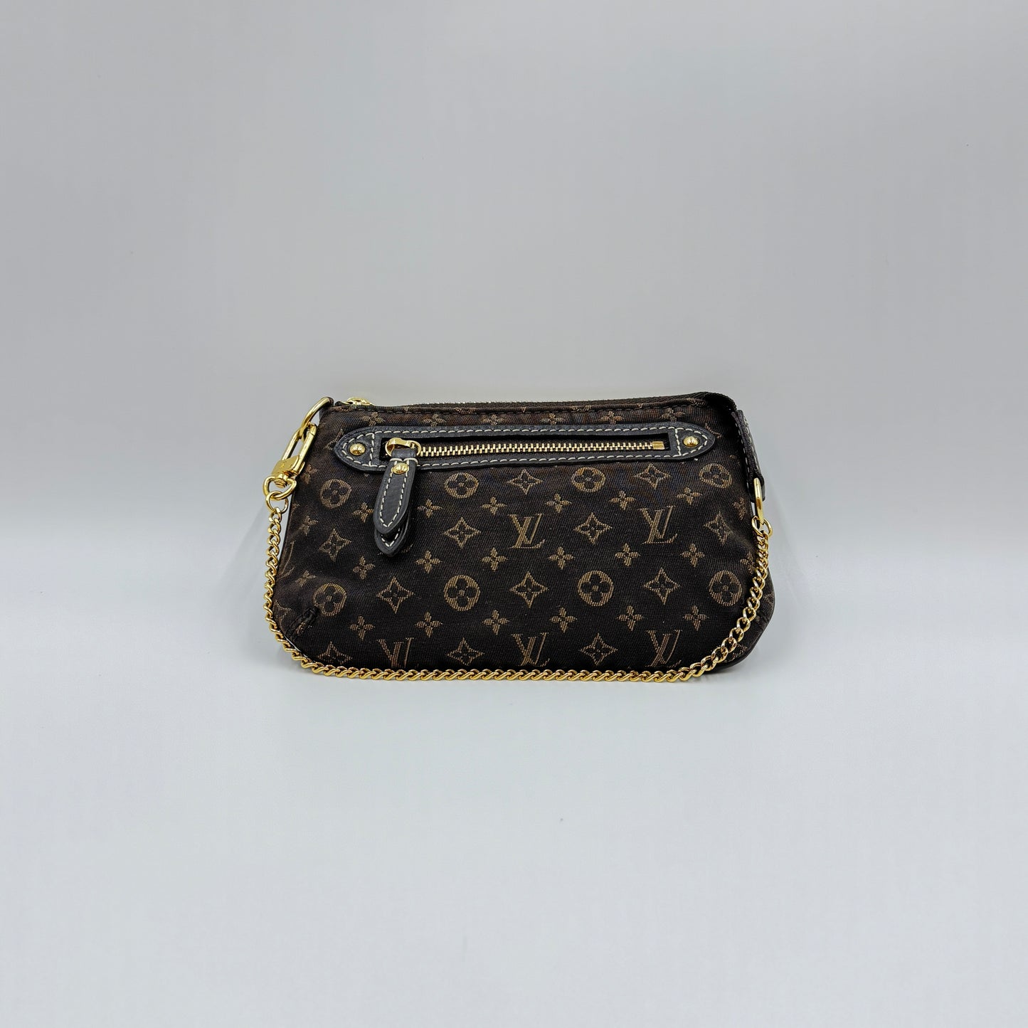 Monogram Mini Lin Pochette Chain Bag