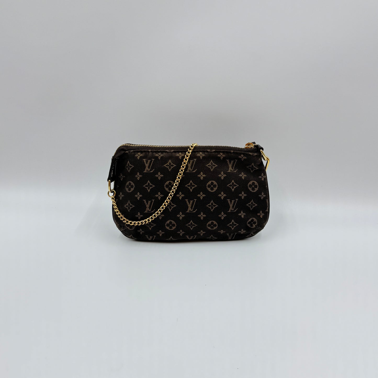 Monogram Mini Lin Pochette Chain Bag