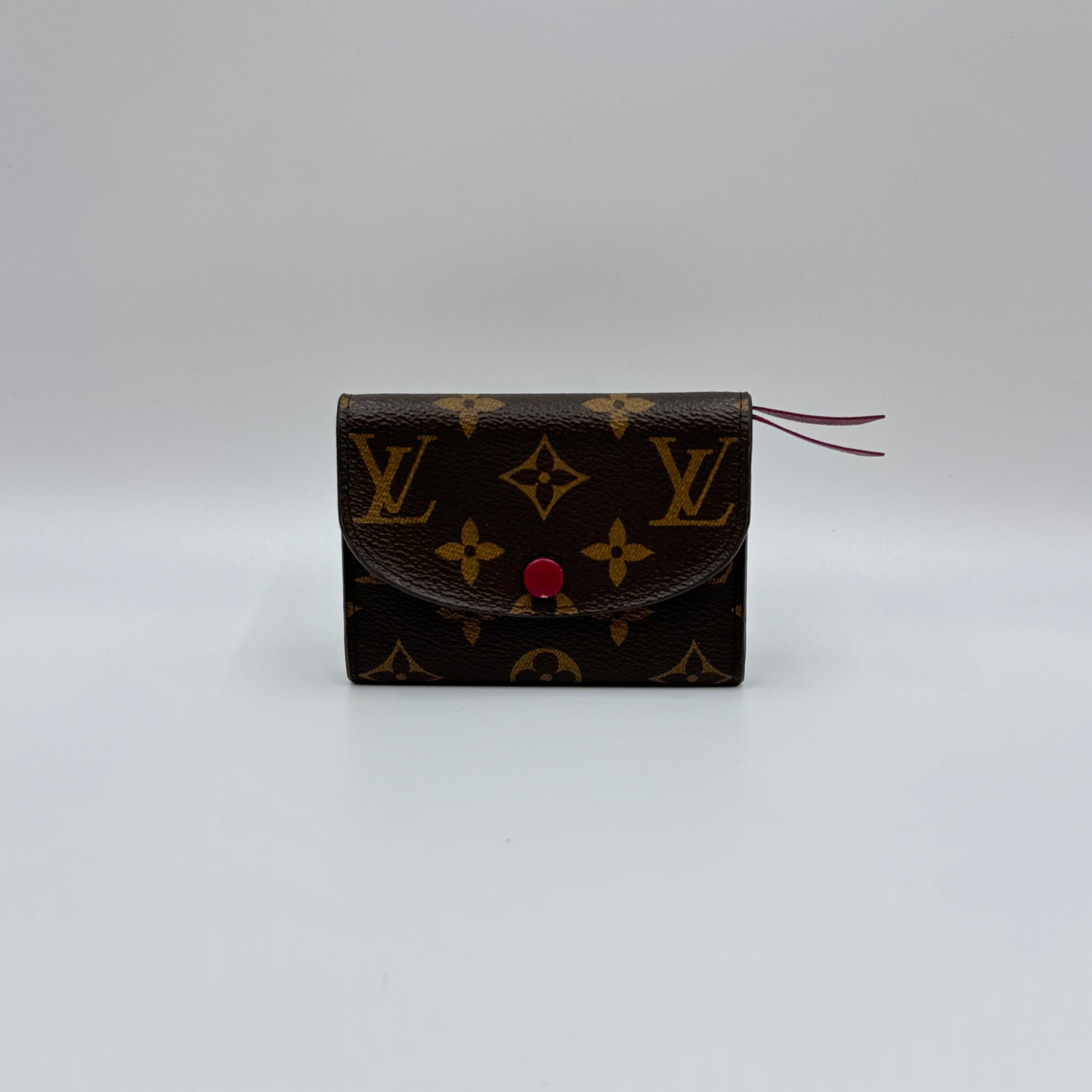 Monogram Rosalie Coin Purse Fuchsia