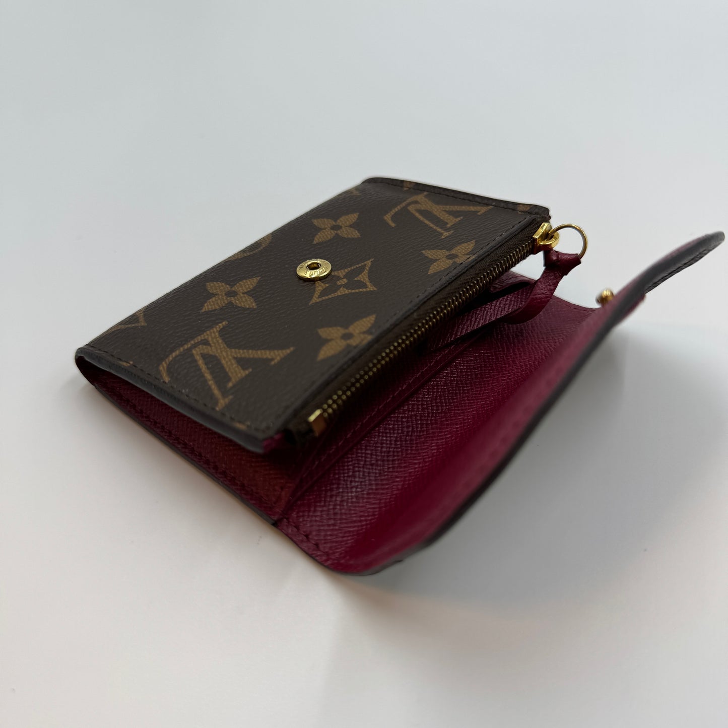 Monogram Rosalie Coin Purse Fuchsia