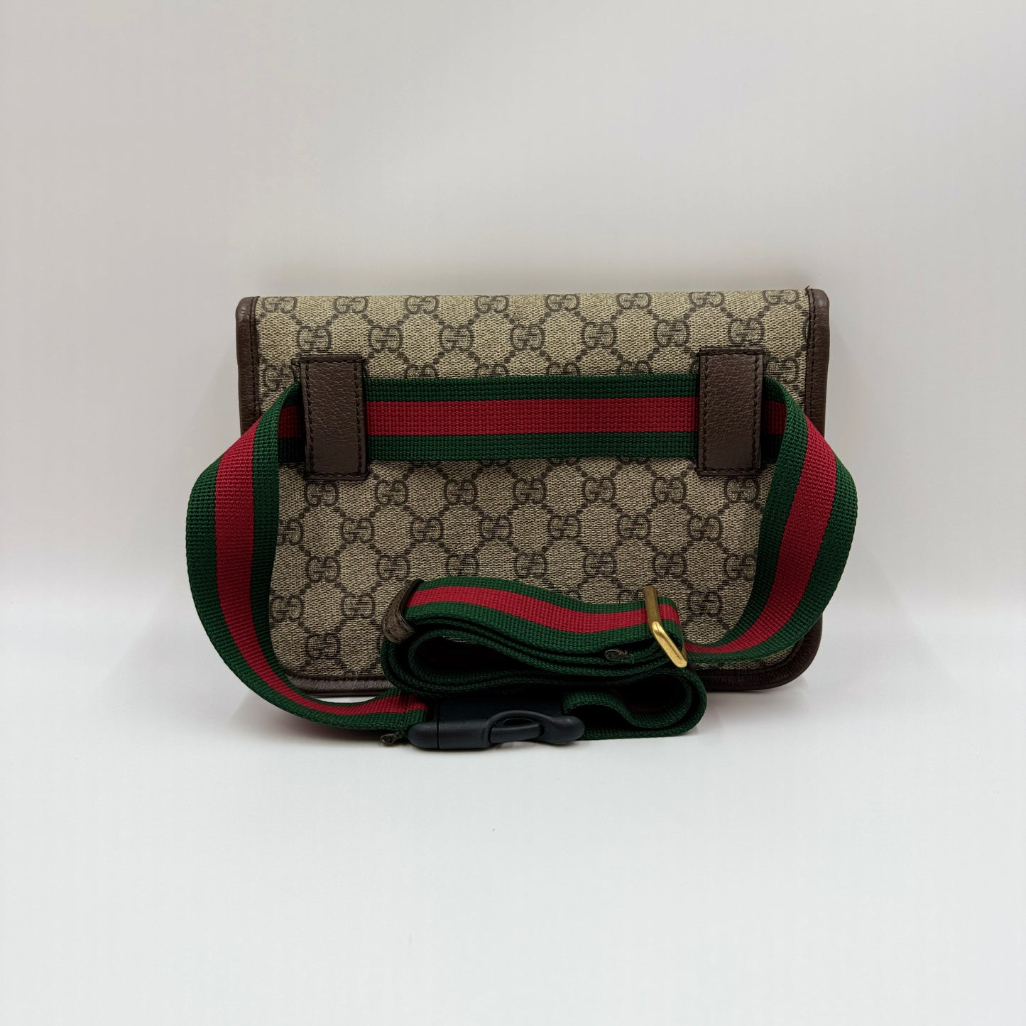 Neo Vintage Flap Belt Bag GG Coated Canvas