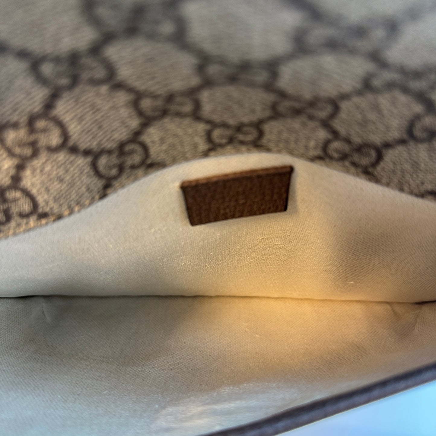 Neo Vintage Flap Belt Bag GG Coated Canvas