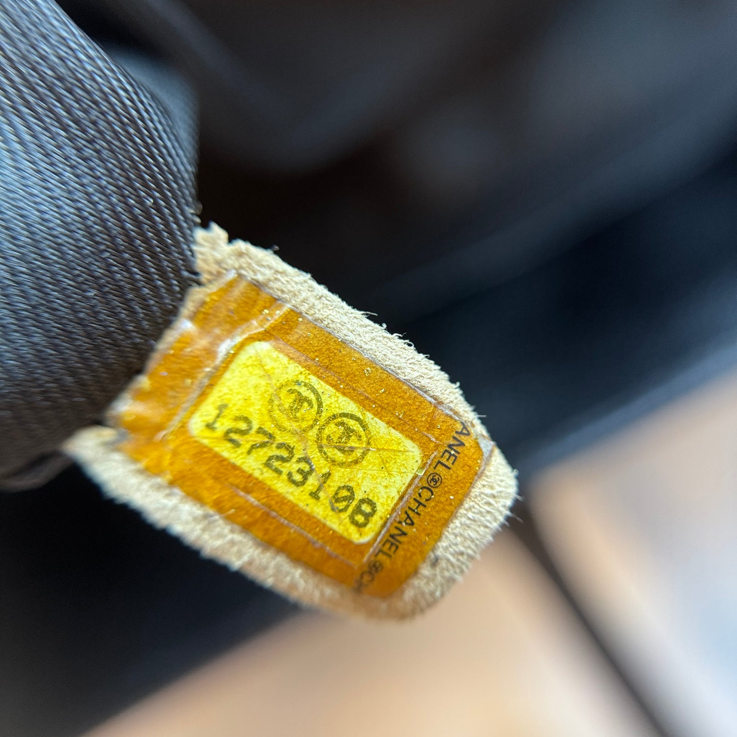 Calfskin Cerf Executive Shopper Tote Black