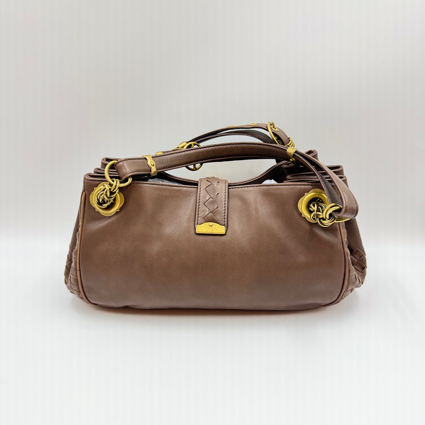 Nappa Intrecciato Napoli Shoulder Bag
