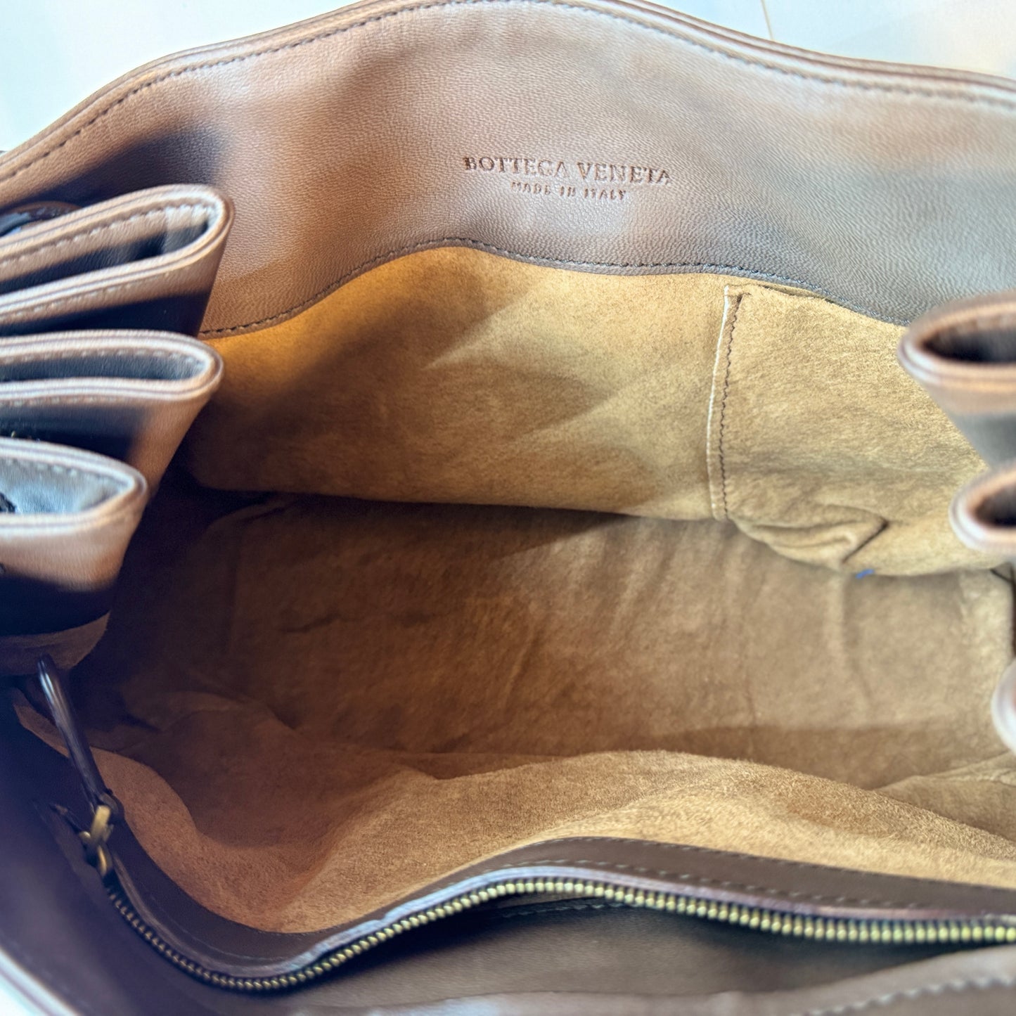Nappa Intrecciato Napoli Shoulder Bag