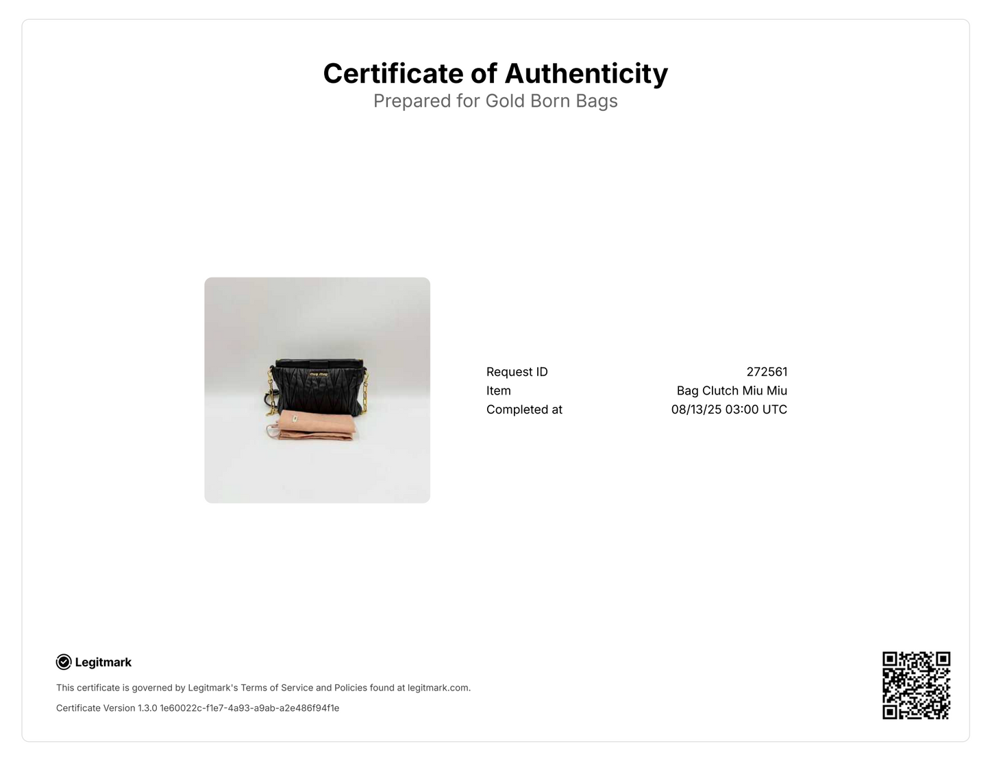 Miu Miu Black Matelasse Leather Frame Chain Crossbody Bag