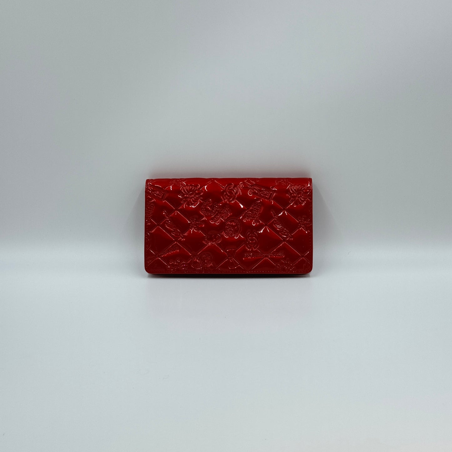 Patent Lucky Symbols Yen Wallet Red