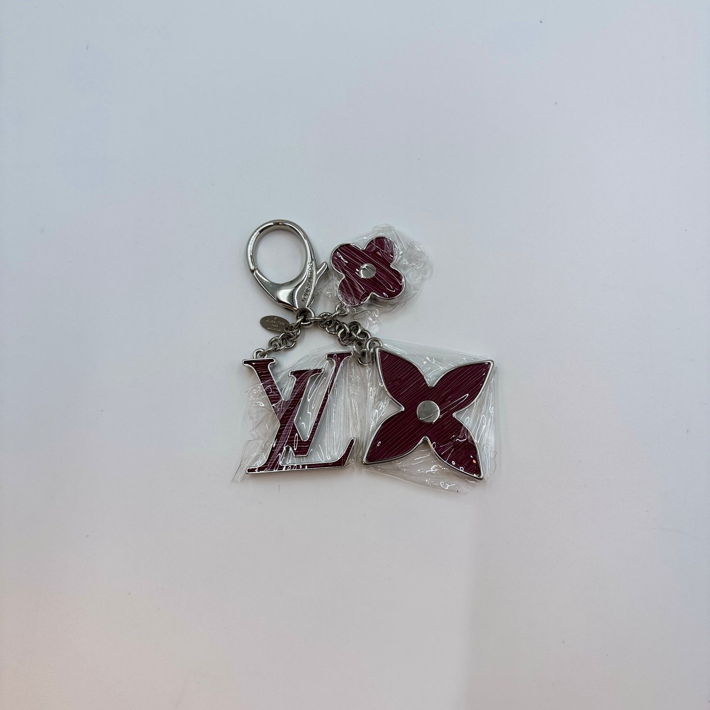 Fleur d Epi Bag Charm Fuchsia Pink