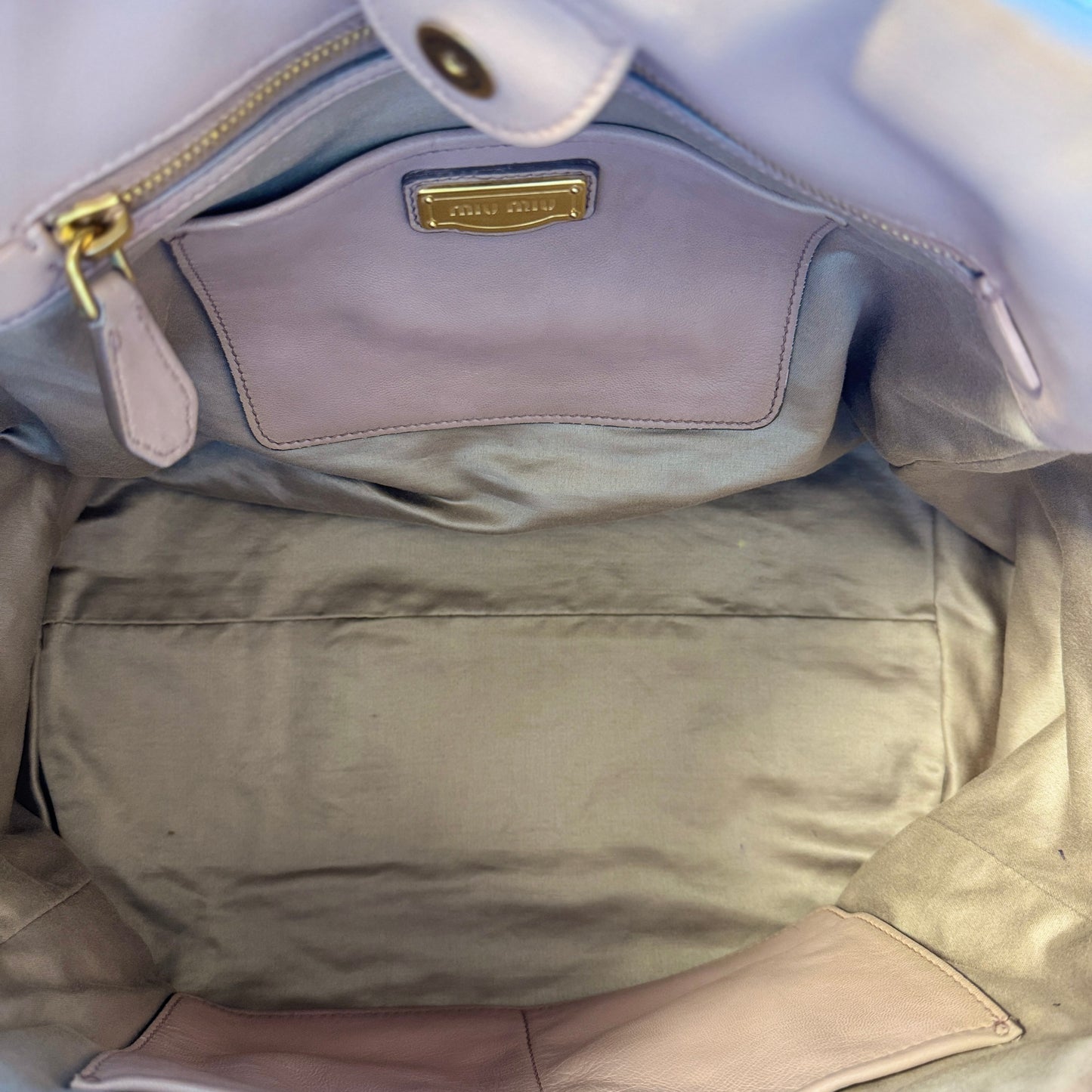 Nappa Matelasse Top Handle Bag Cammeo Light Pink