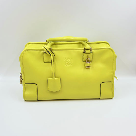 Amazona LIme Yellow Handbag