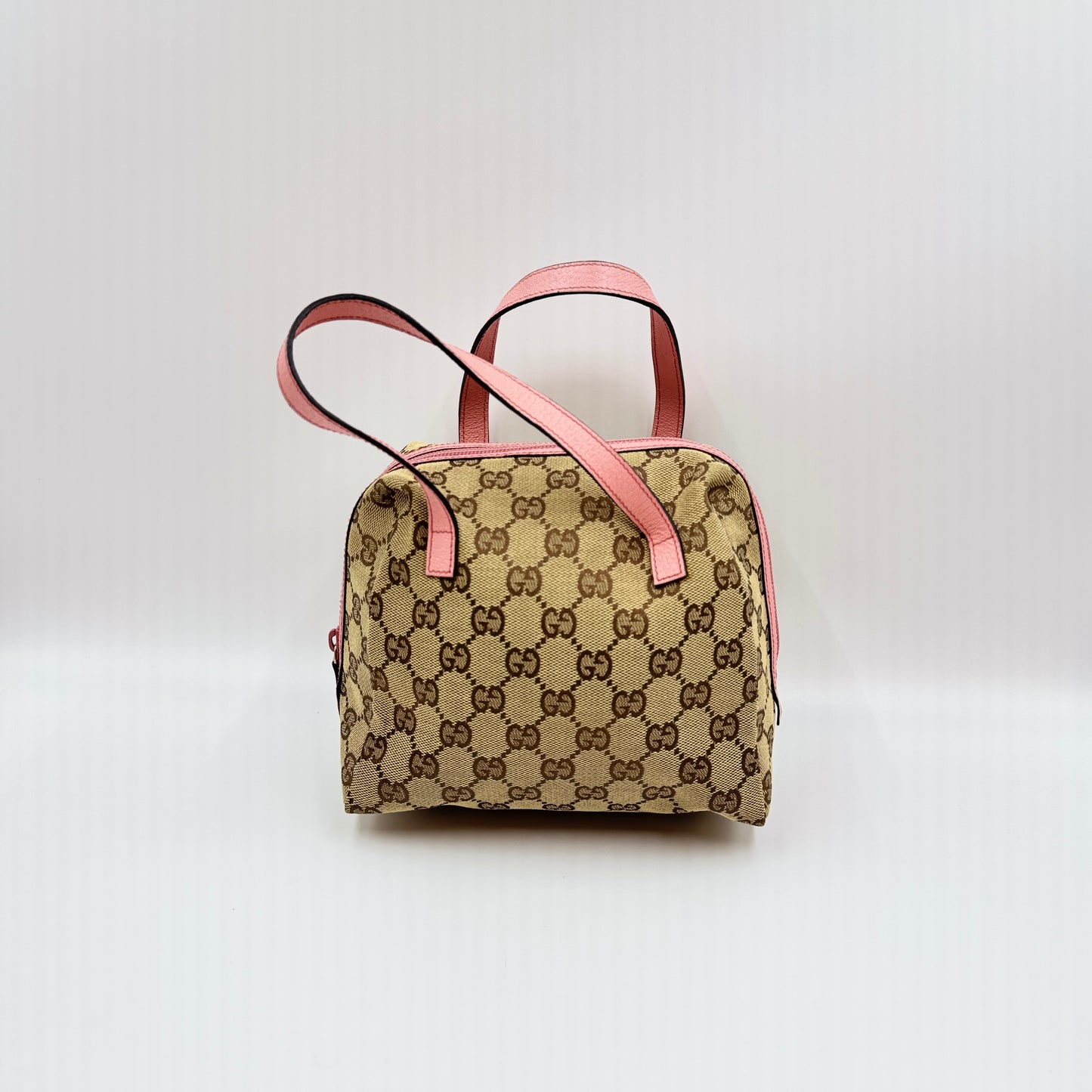 GG Canvas Handle Bag PInk