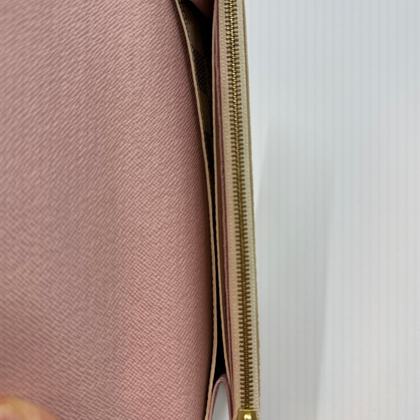 Damier Azur Emilie Wallet Rose Ballerine