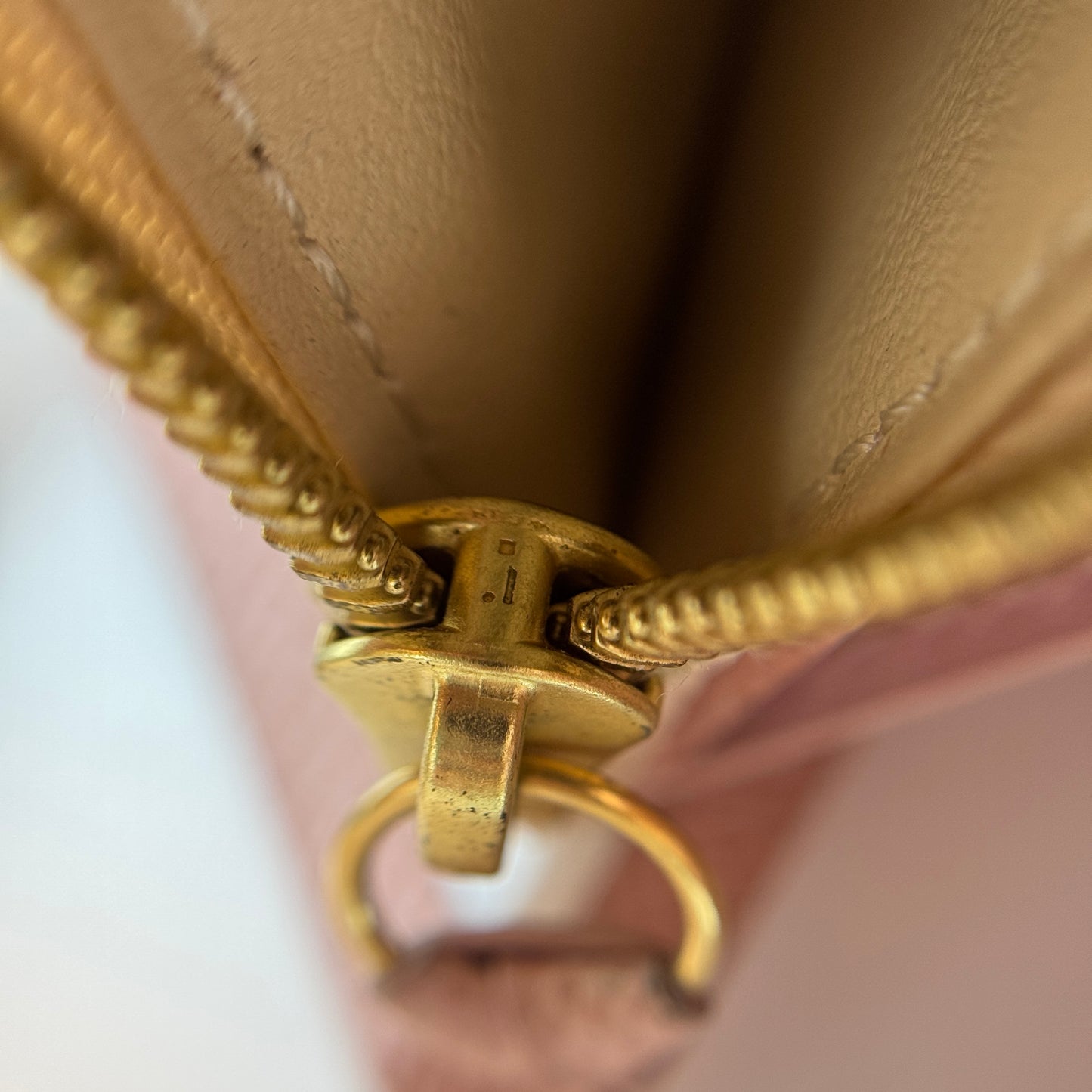Damier Azur Emilie Wallet Rose Ballerine