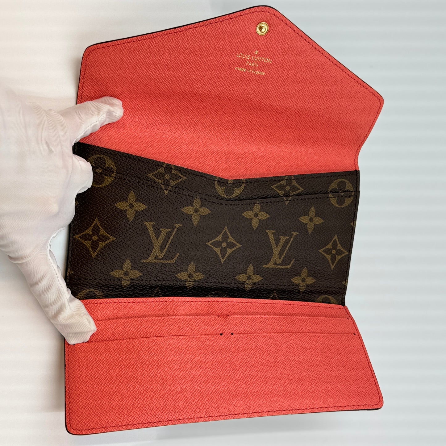 Monogram Coated Canvas Josephine Wallet