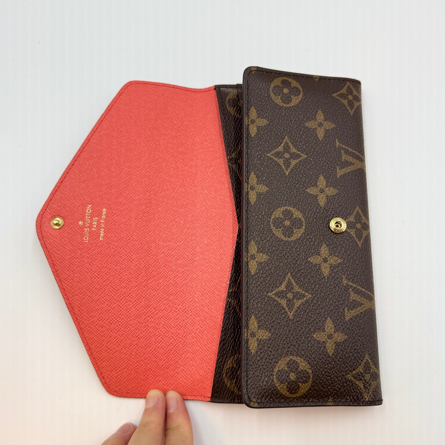Monogram Coated Canvas Josephine Wallet