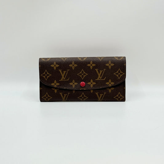 Monogram Emilie Wallet Fuchsia
