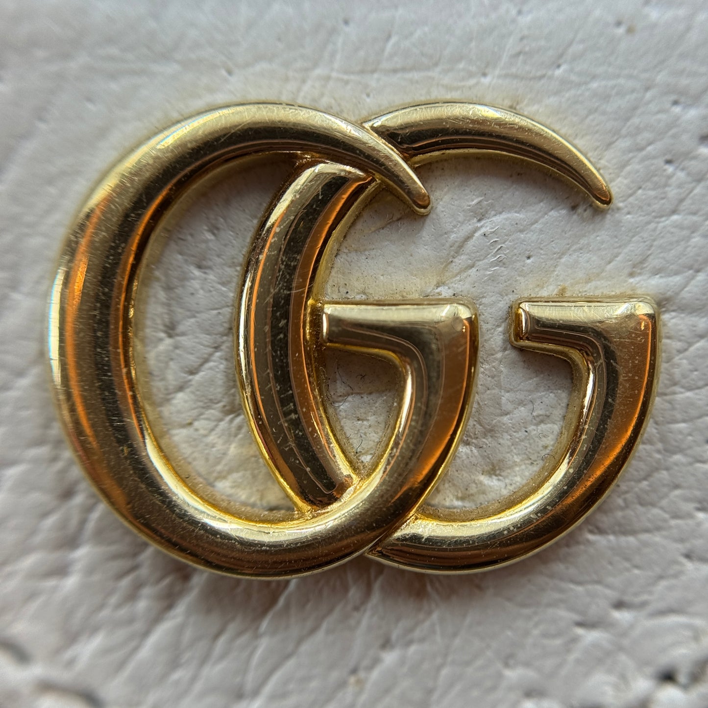 GG Supreme Monogram Flora Web Small Ophidia Chain Shoulder Bag White