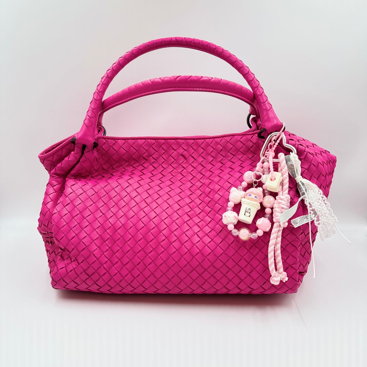Intrecciato Parachute Pink Tote