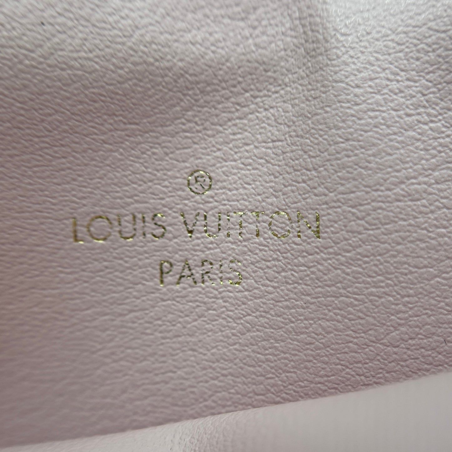 Damier Azur Pochette Felicie Chain Wallet Rose Ballerine
