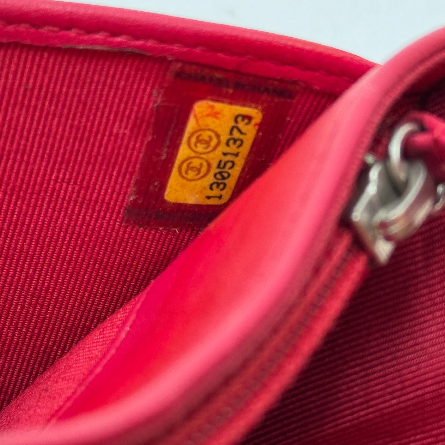 Lambskin Quilted Medium Flap Wallet Red