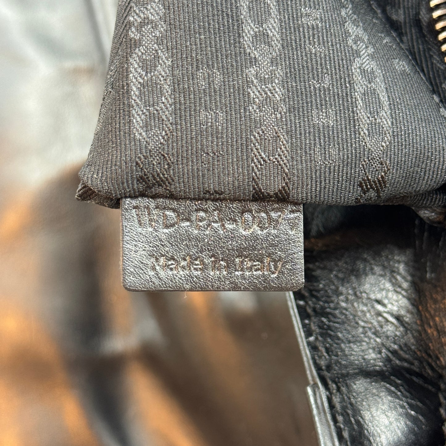 Leather Top Handle  Bag Black