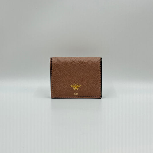 D-Bee French Wallet in Oxblood Soft Grain Calfskin