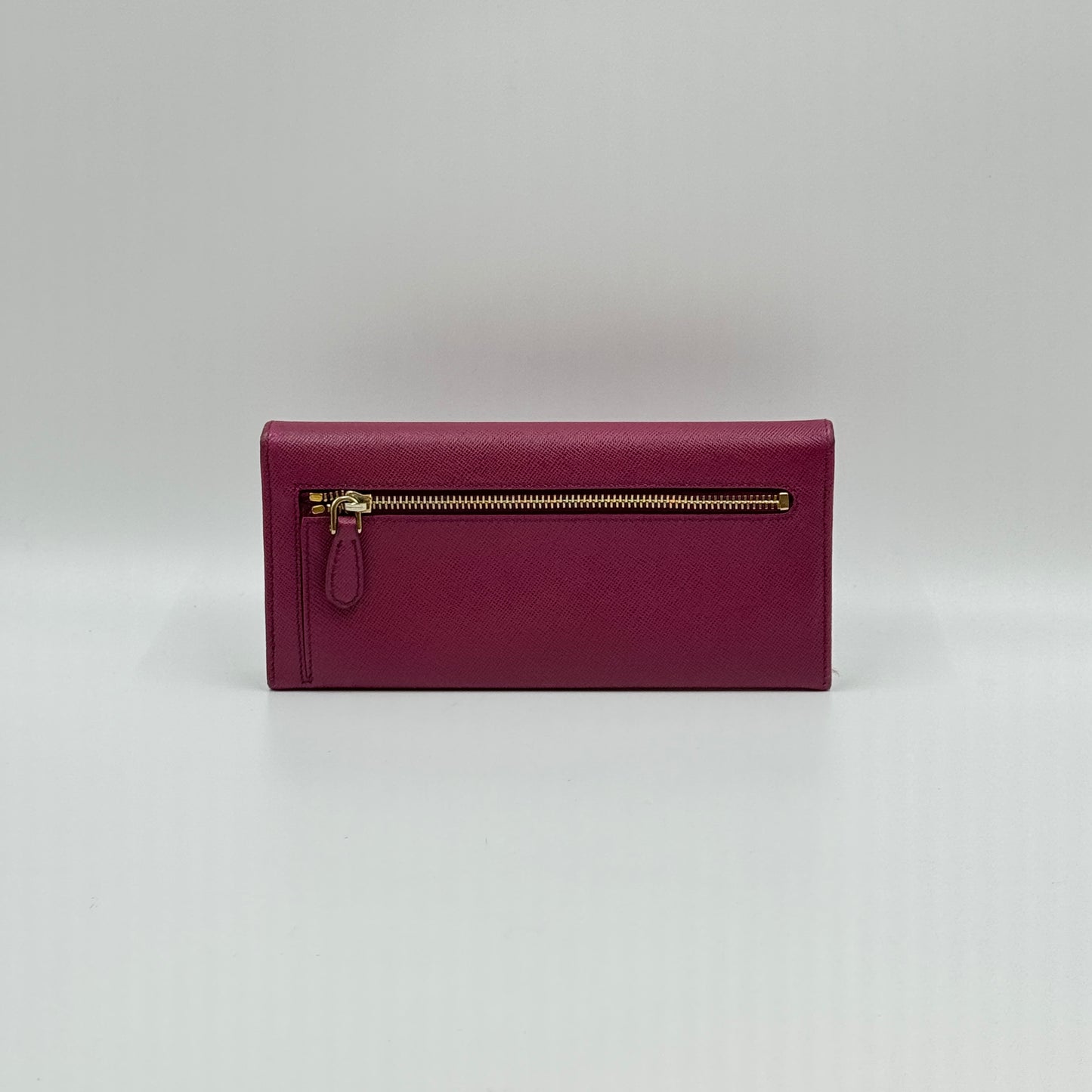 Saffiano Metal Continental Flap Wallet Ametista