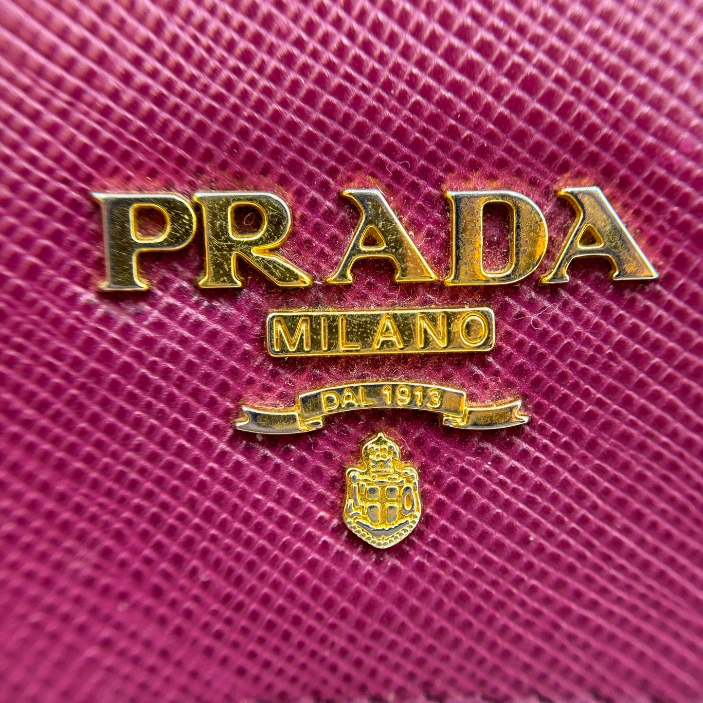 Saffiano Metal Continental Flap Wallet Ametista