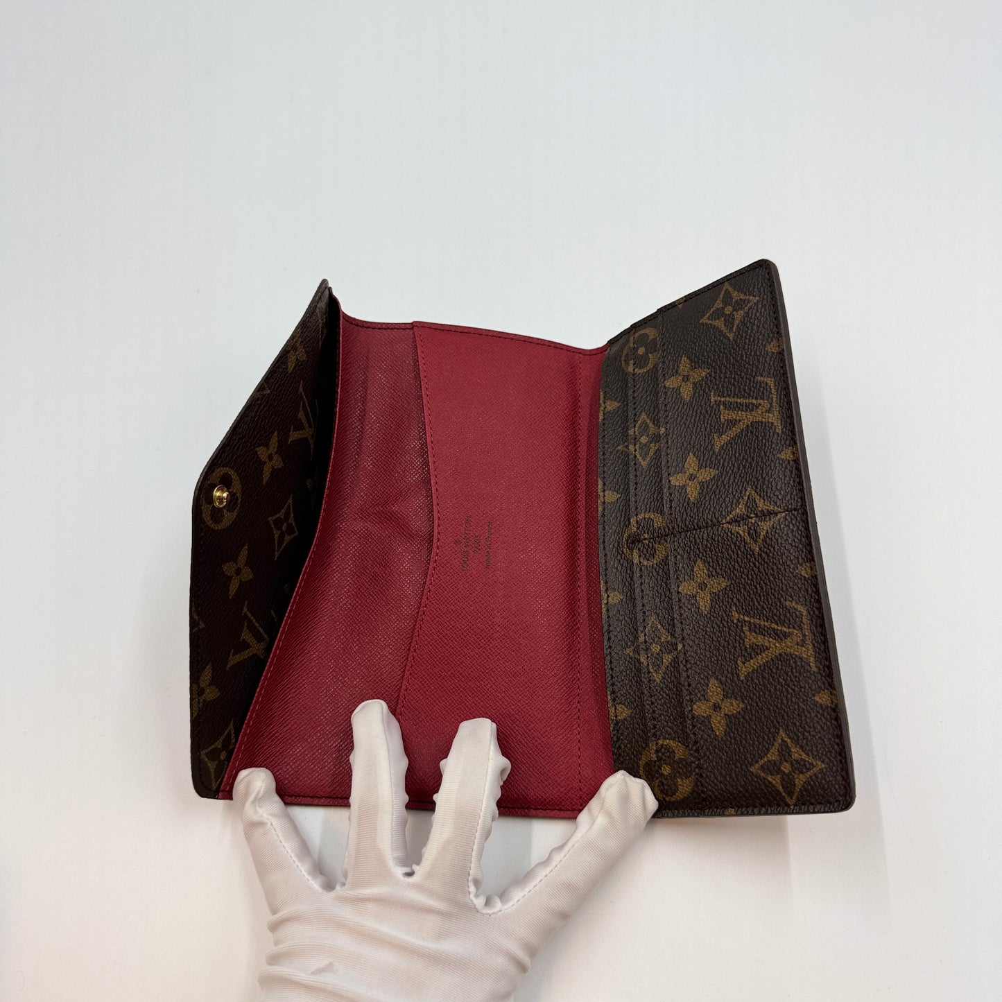 Monogram Josephine Wallet  Burgundy