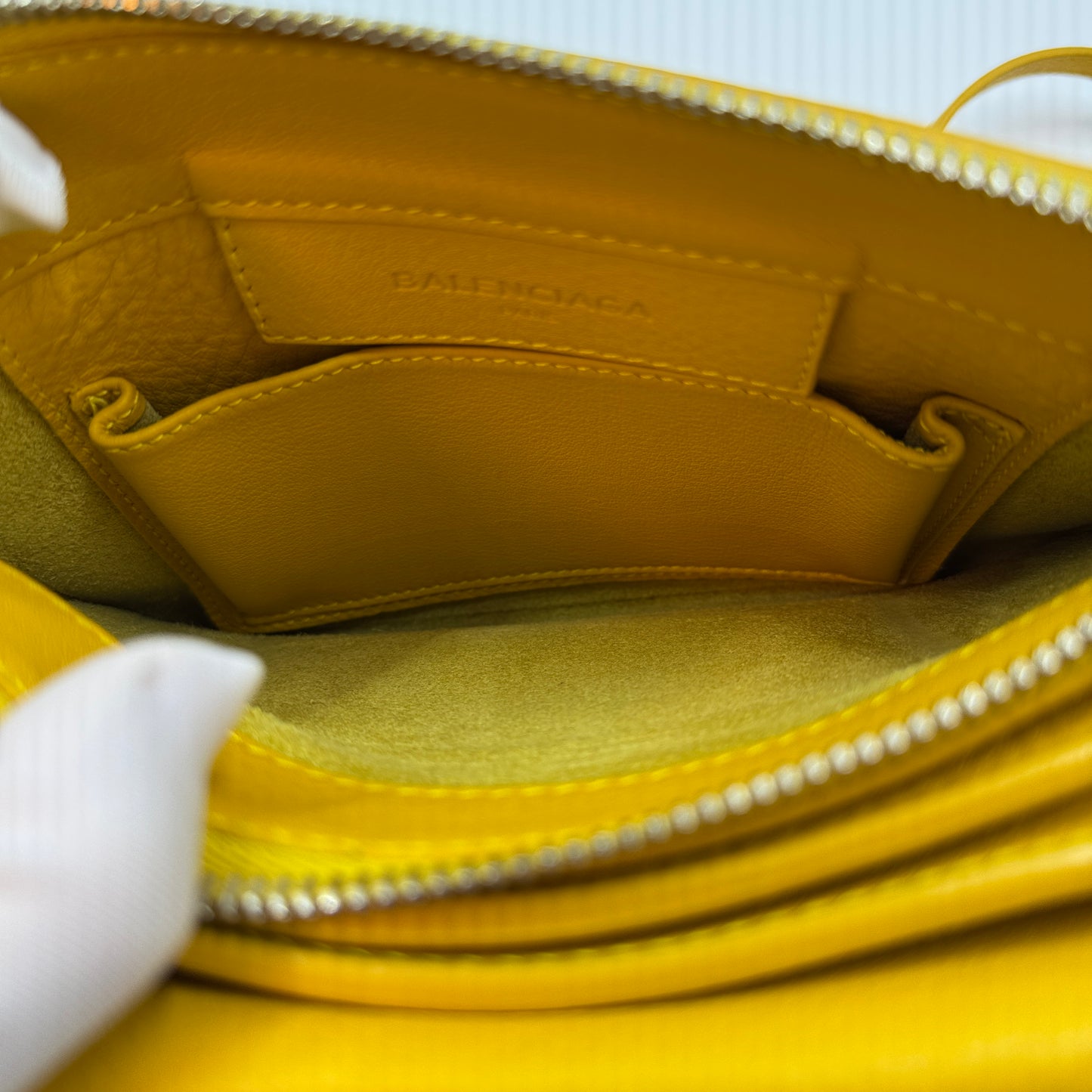 Papier Triple Zip Around Crossbody Bag Leather XS