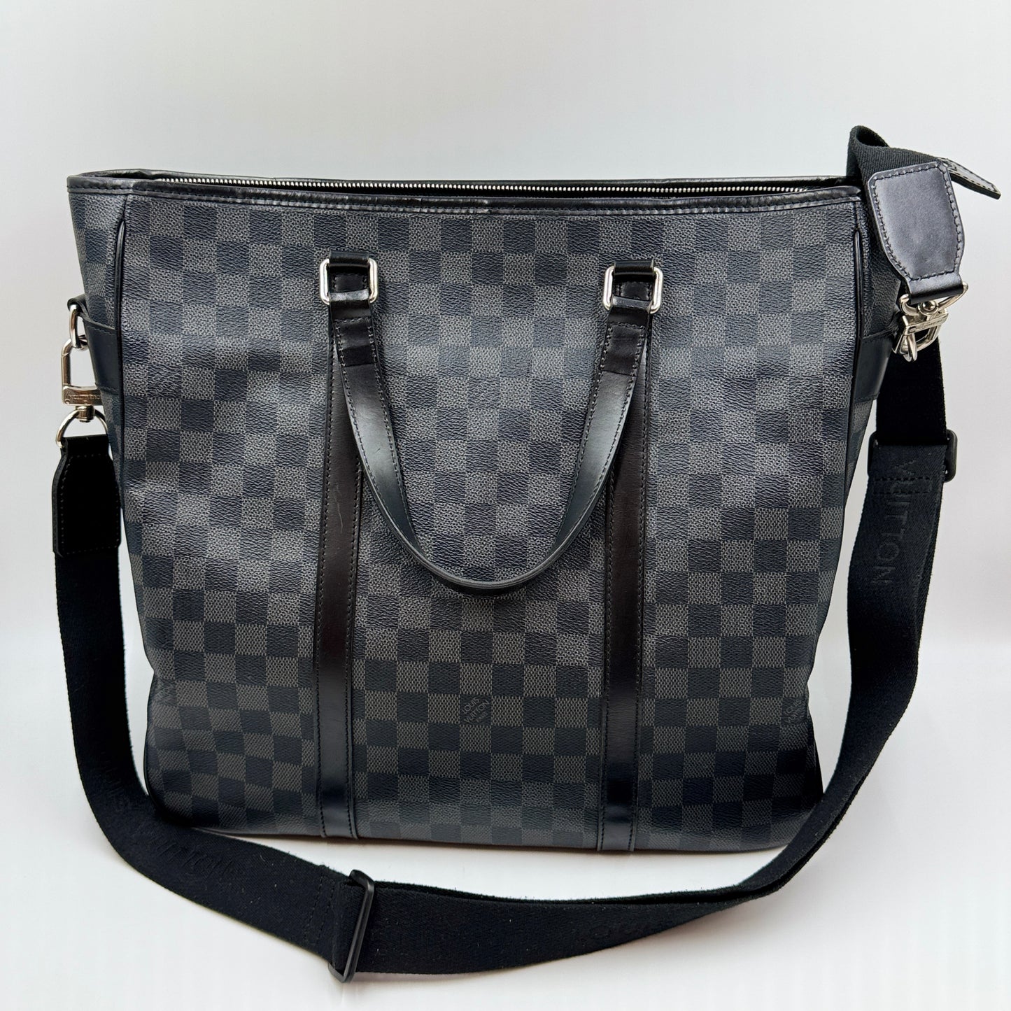 Tadao Damier Graphite Canvas Tote