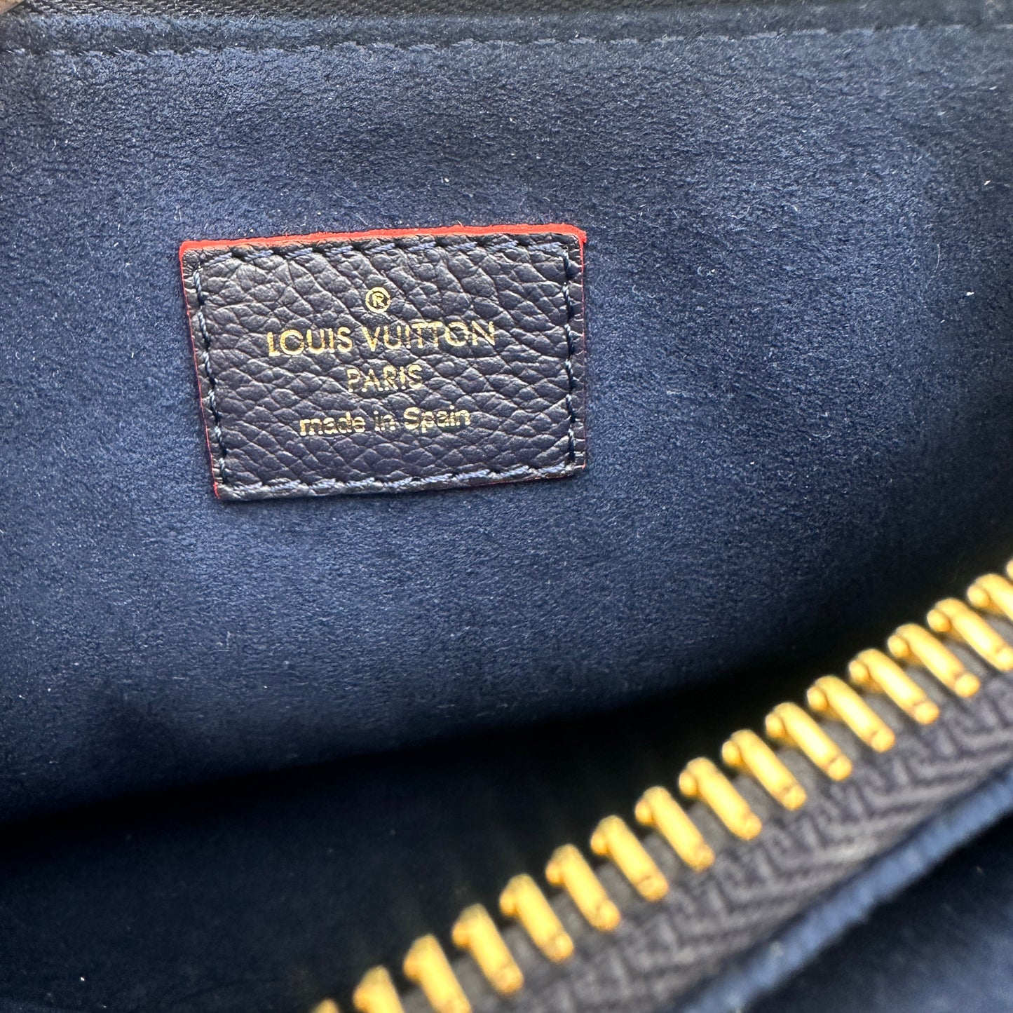Empreinte Surene BB Marine Rouge