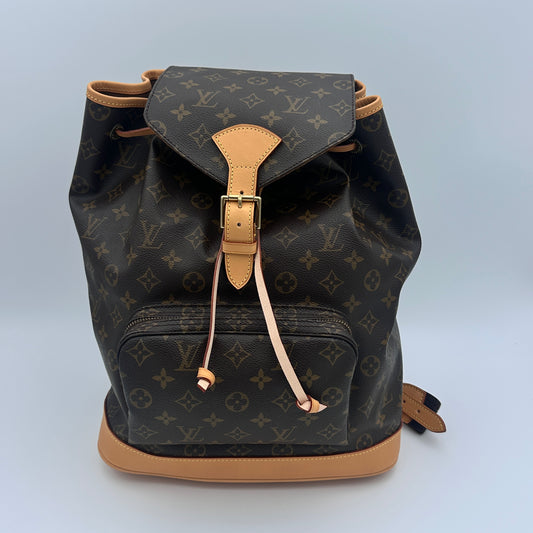 Louis Vuitton Brown Canvas GM Montsouris Backpacks