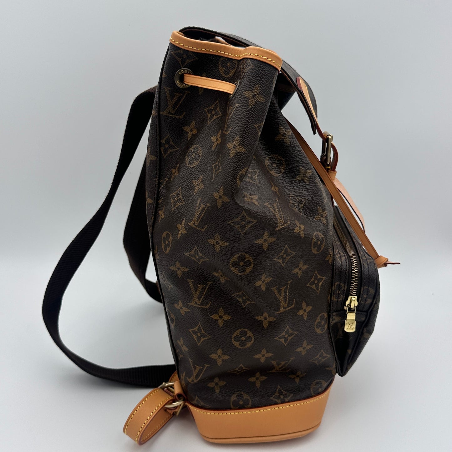 Louis Vuitton Brown Canvas GM Montsouris Backpacks