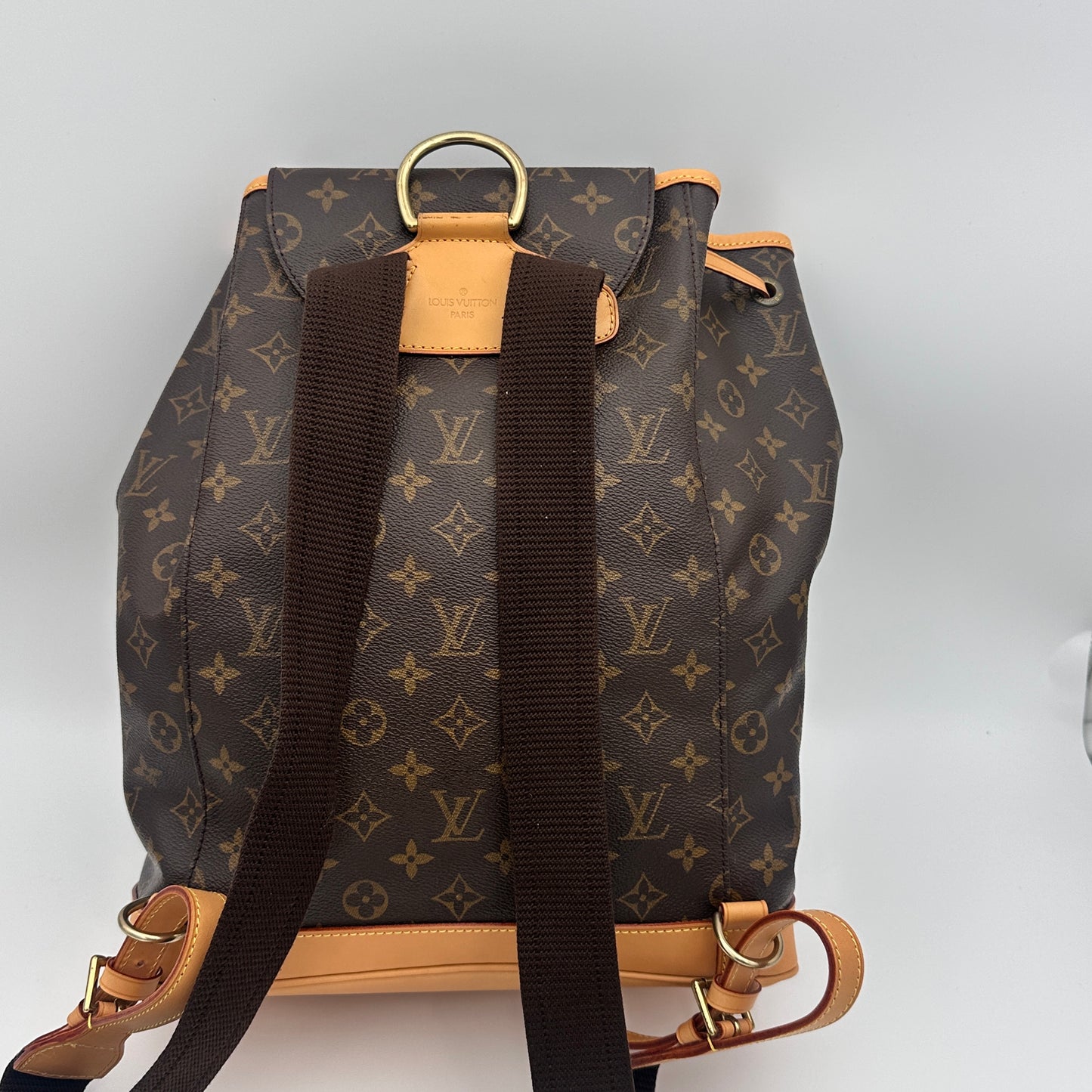 Louis Vuitton Brown Canvas GM Montsouris Backpacks