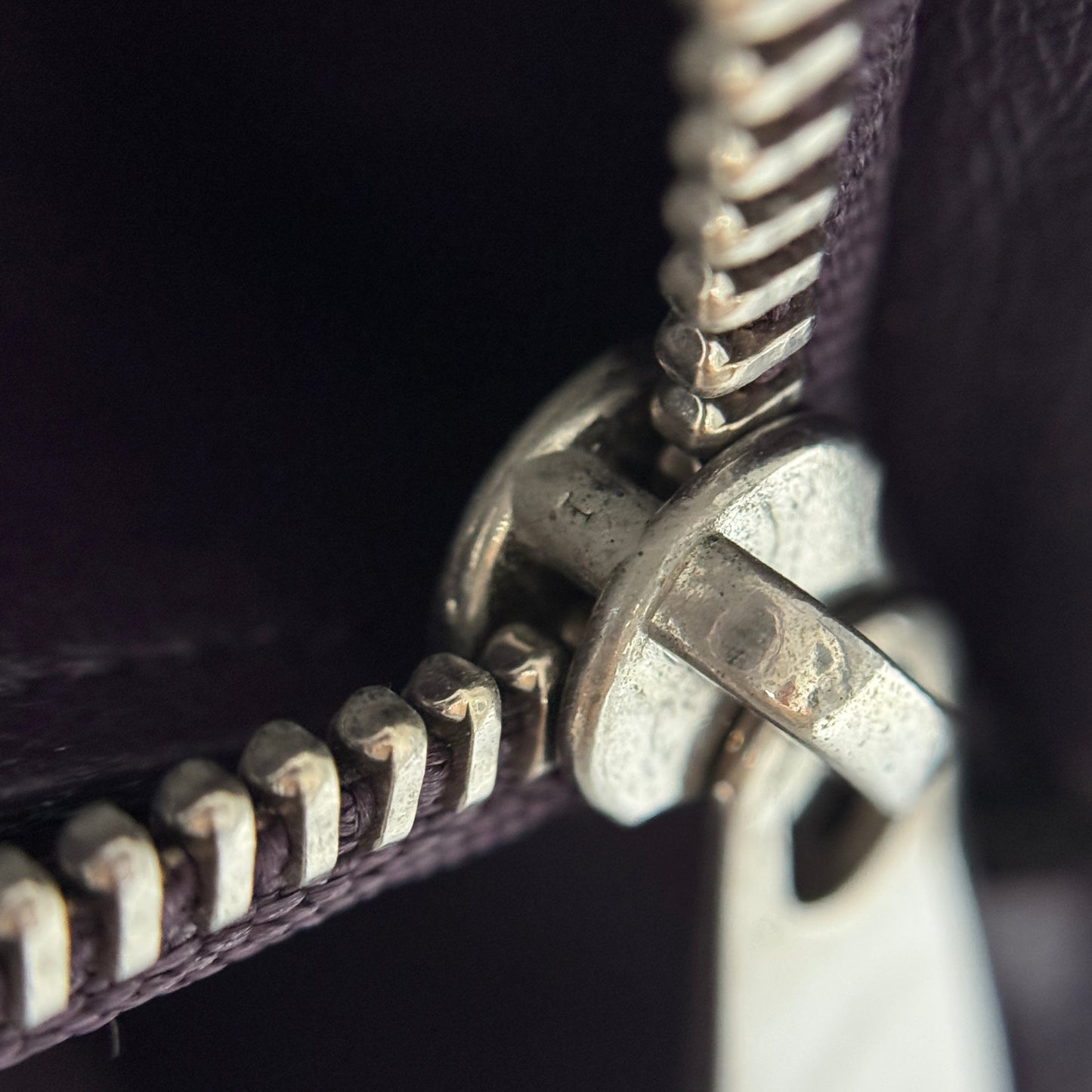 Brown Leather Long Wallet