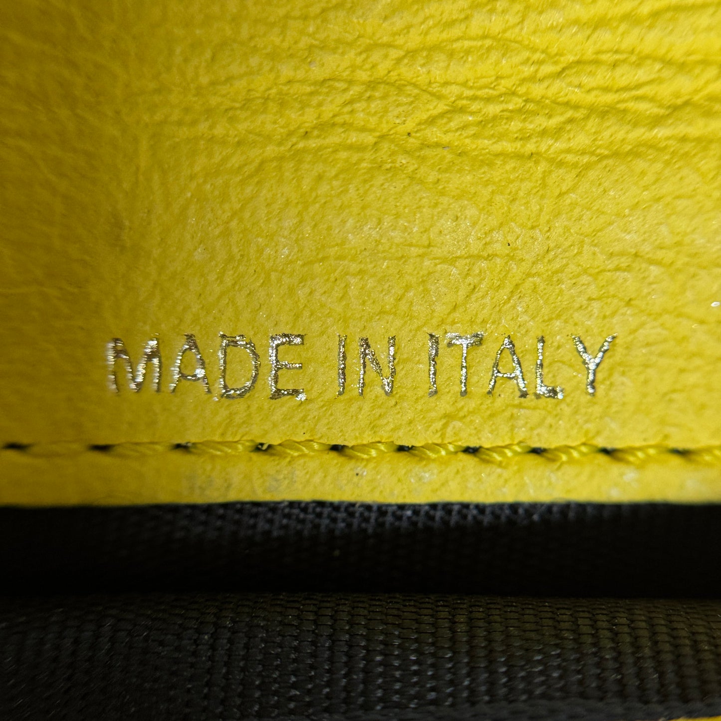 Classic Yellow Leather Wallet Authentic