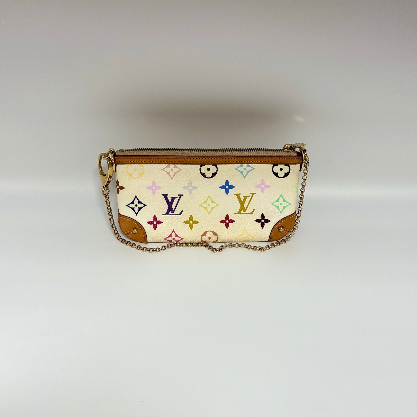 Monogram Multicolore Milla Clutch MM White