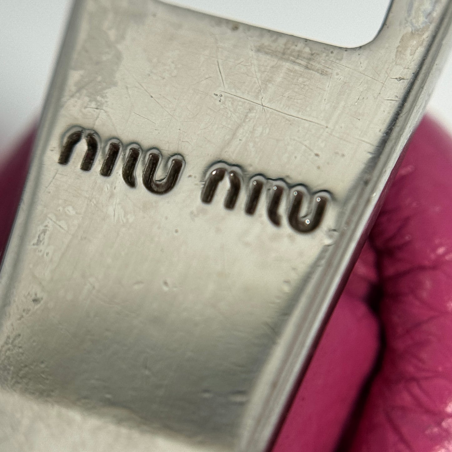 Matelasse Nappa Crystal Handbag Pink