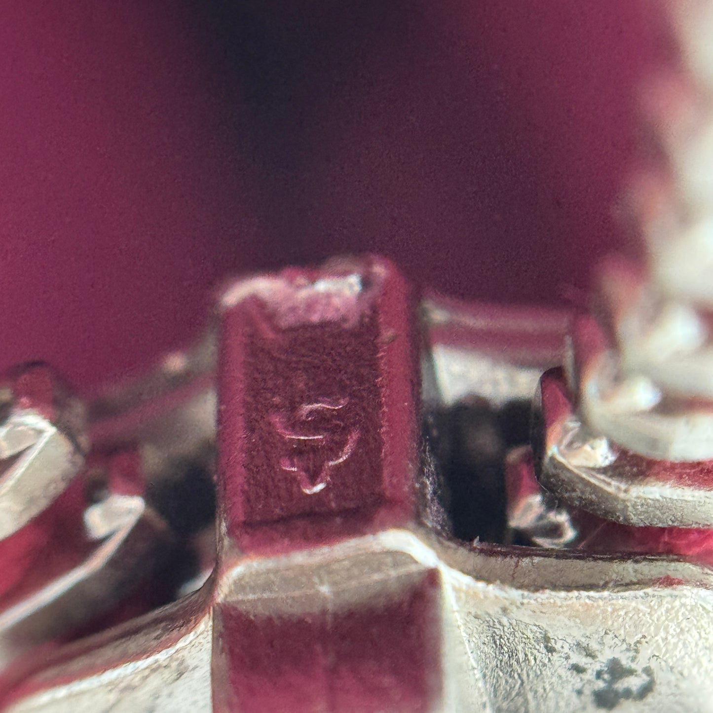 Matelasse Nappa Crystal Handbag Pink