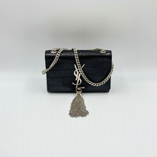 Kate Tassel Satchel Crocodile Embossed Small