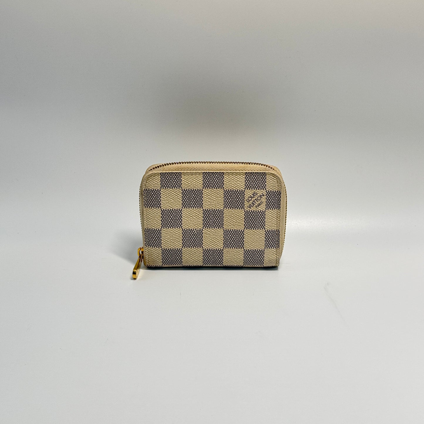Damier Azur Pattern Zippy Coin Purse