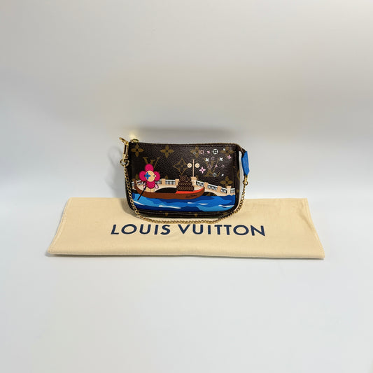 Monogram Vivienne Mini Pochette Brown