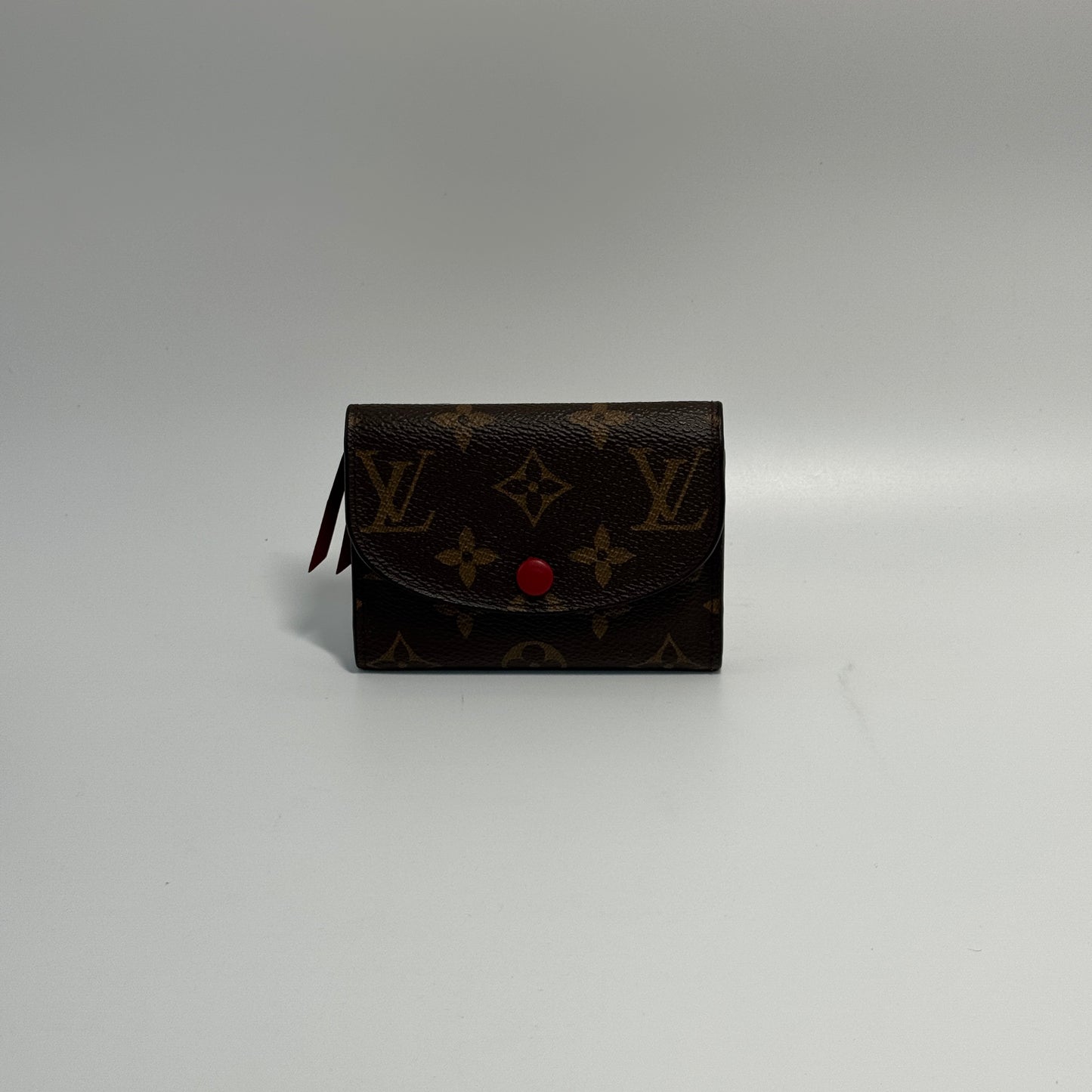 Monogram Rosalie Coin Purse Fuchsia