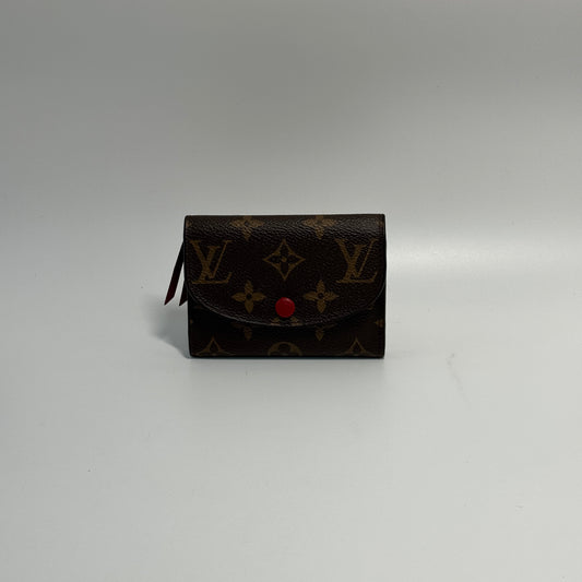 Monogram Rosalie Coin Purse Fuchsia