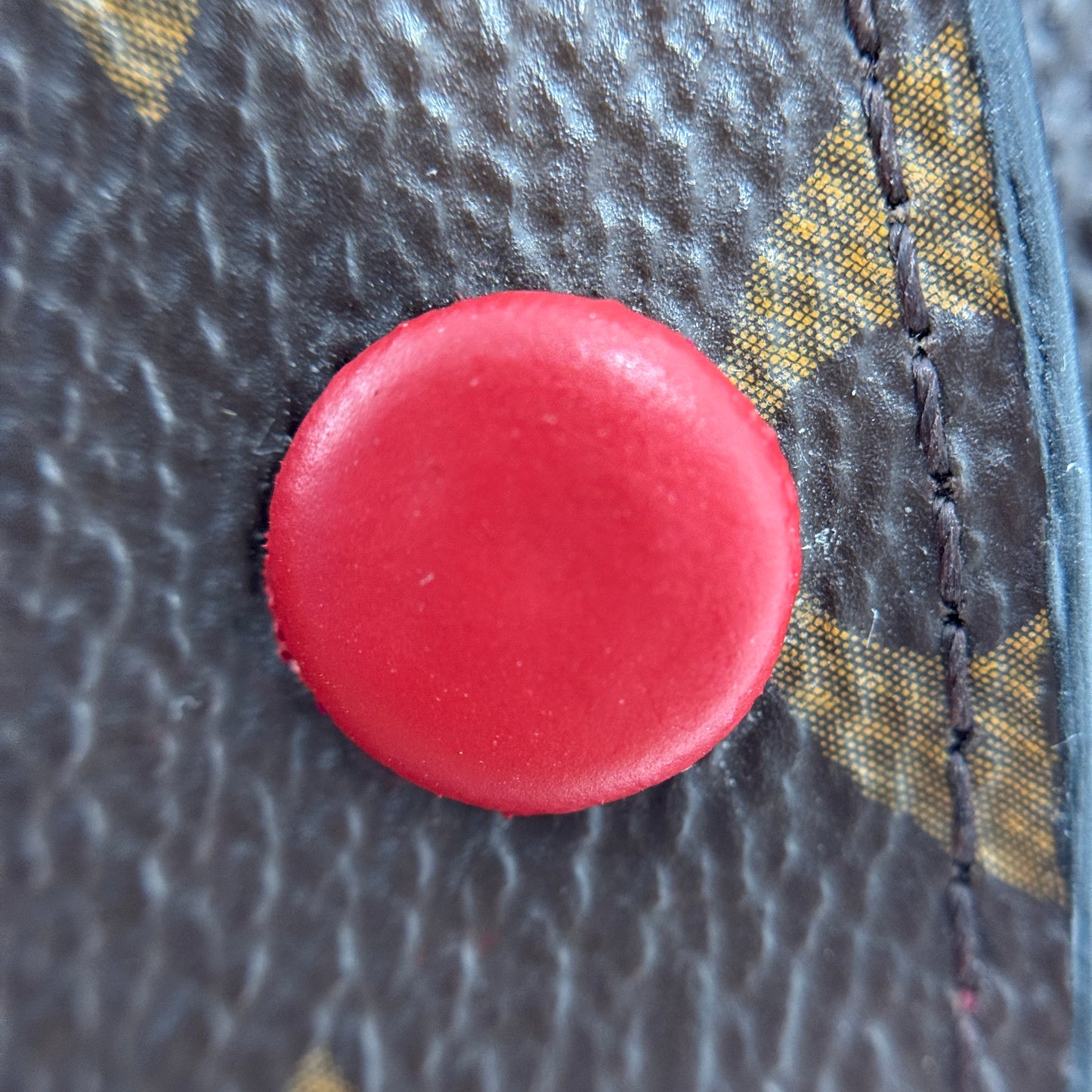 Monogram Rosalie Coin Purse Fuchsia