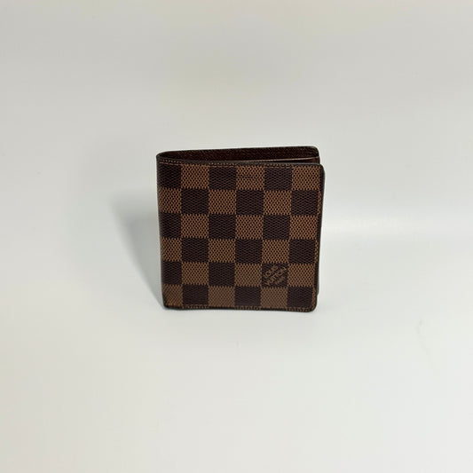 Damier Ebene Billfold Wallet 6 Credit Card Slots