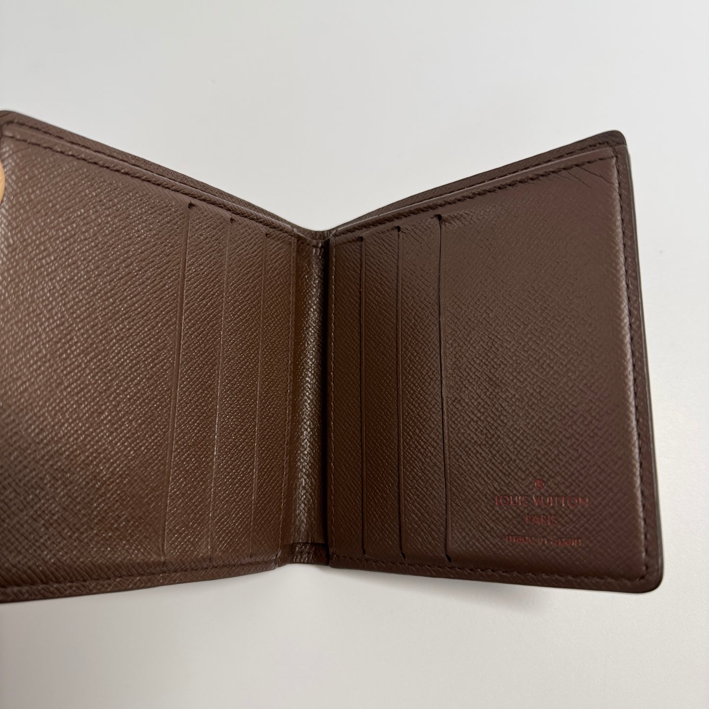 Damier Ebene Billfold Wallet 6 Credit Card Slots