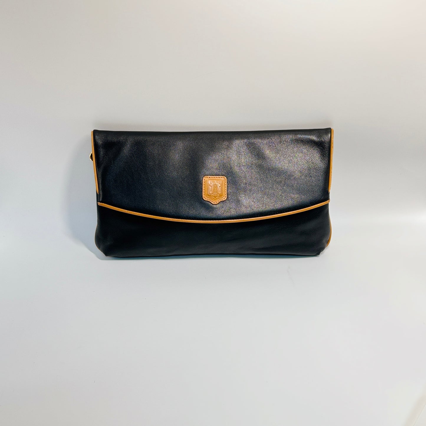 Triomphe Leather Clutch Handbag