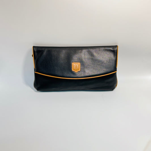 Triomphe Leather Clutch Handbag